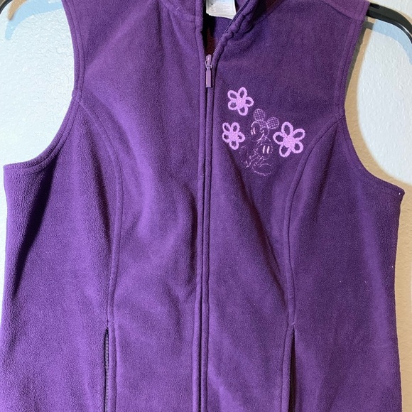 Disney Parks Authentic Original Girl’s Purple Vest Sz M - Picture 2 of 12